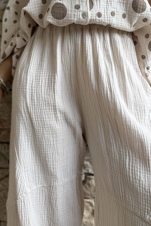 Hush Pillow Cotton Classic Barrel Pant Calico